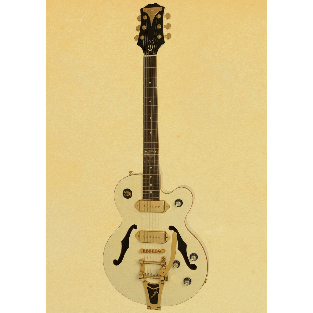 Poster Stiker Dinding Desain Gitar Klasik Gaya Vintage Retro Untuk Dekorasi Rumah