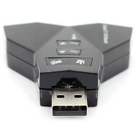 USB 2.0 to Virtual 7.1 Channel Audio Sound Card Adapter