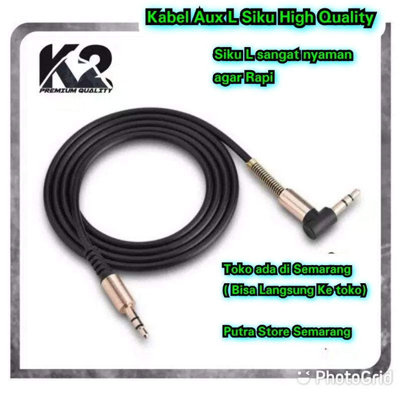 Kabel Aux L Kabel Aux Siku K2 Premium Kabel Audio Male to Male Kabel Audio Mobil