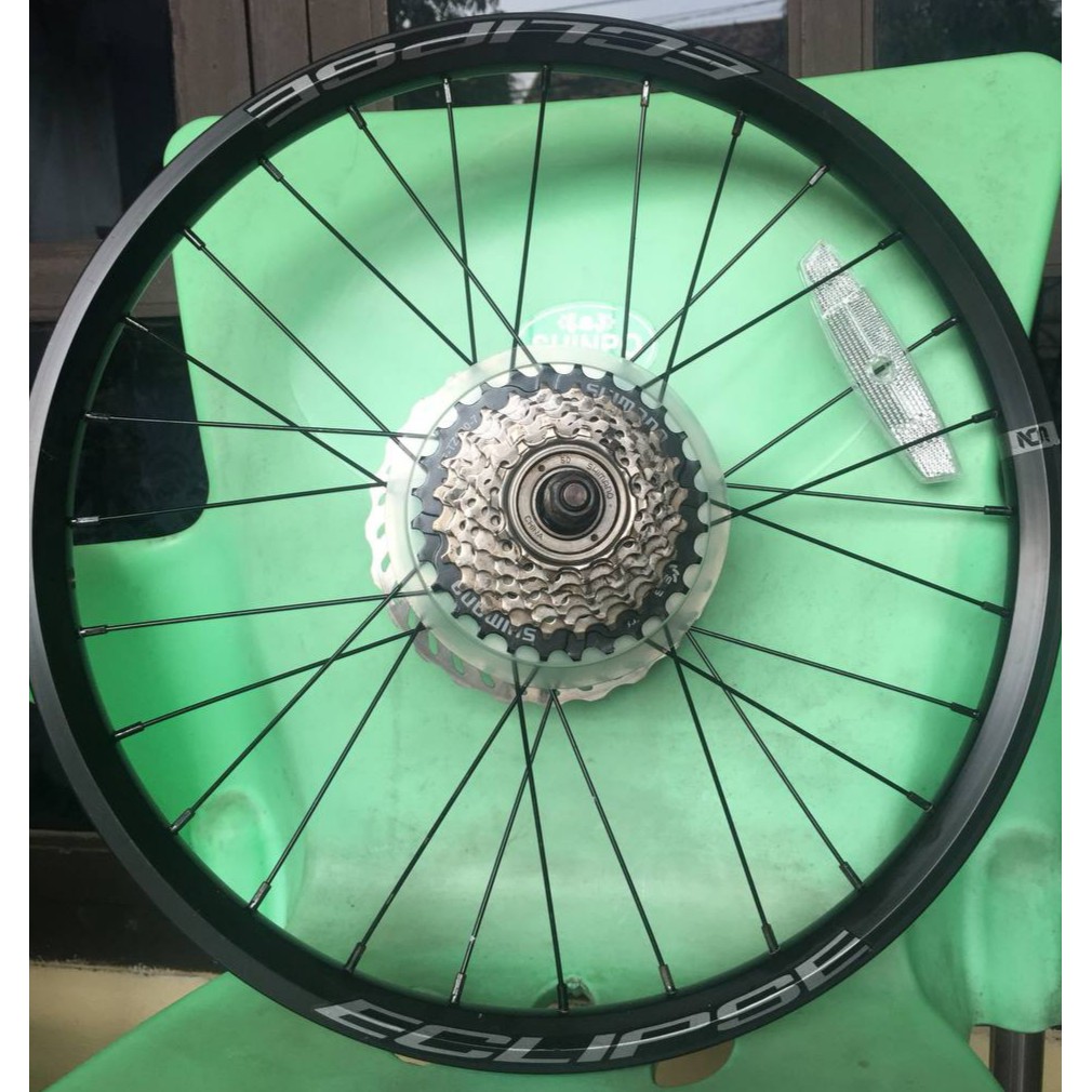 Wheelset Eclipse 20 406 Disc Brake, Copotan Dahon Ion Madison