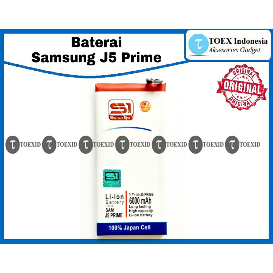 Baterai Samsung J5 Prime G570 - Batre Batrai Double Power IC - Battery Super One Original