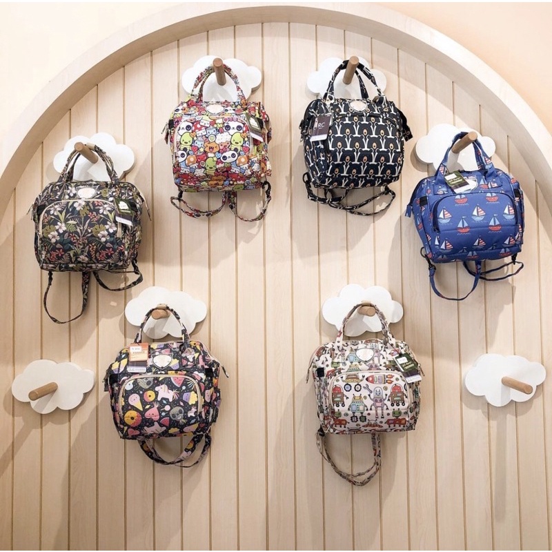 Little Munya  3in1 Diaper backpack Printed