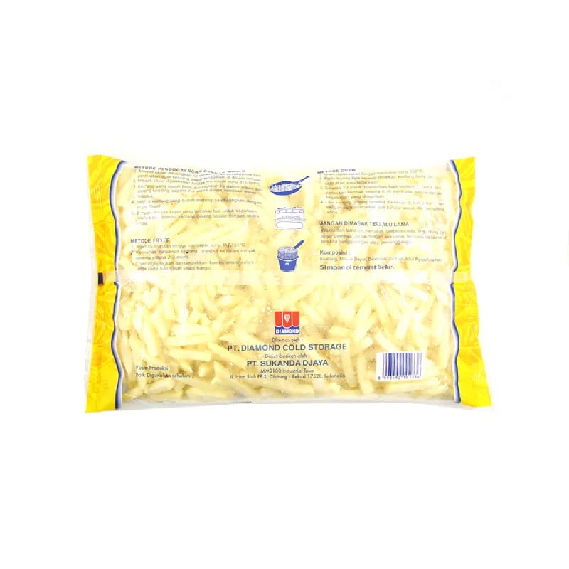 FRENCH FRIES JUST FRY SHOESTRING FROZEN KENTANG GORENG BEKU 900GR