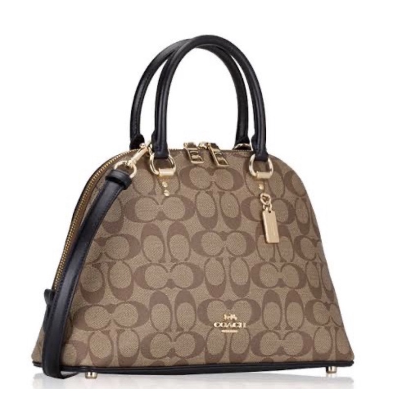 COACH KATY SATCHEL IN SIGNATURE CANVAS (F2558)