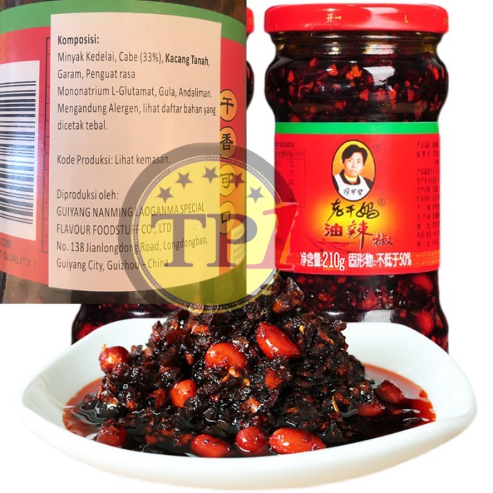 

- BARU Lao Gan Ma Black Beans Chili Oil/Spicy Crispy/Minyak Cabe/Hot Chili - Chili Oil 210g