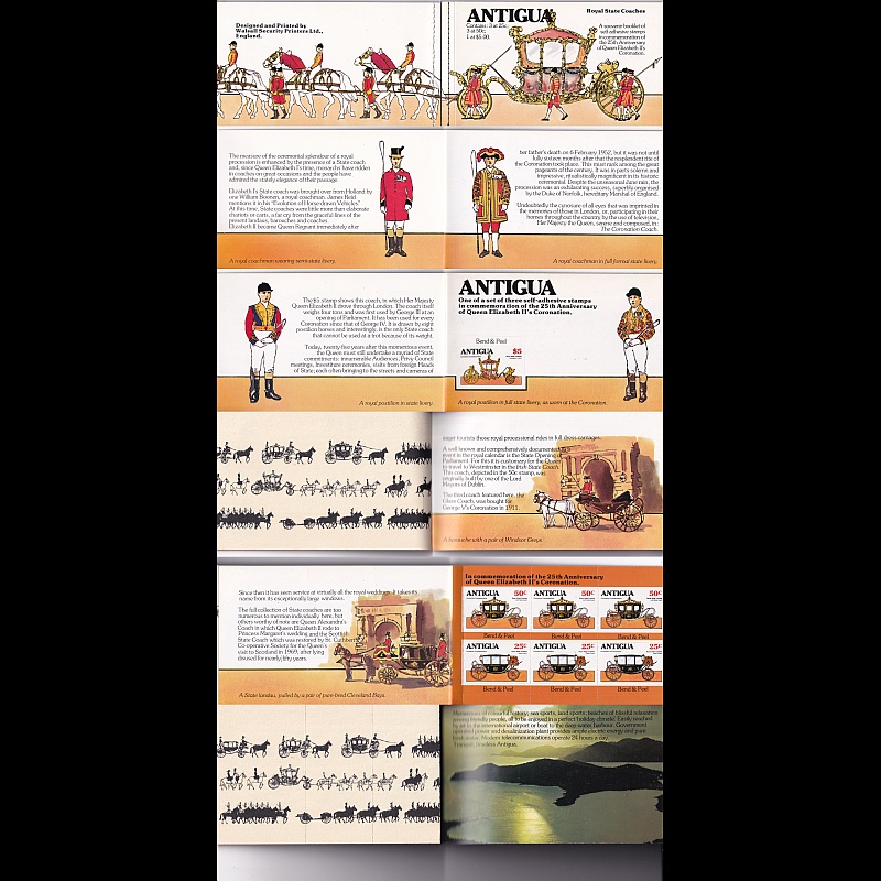 

Prangko Antigua 1978 - The 25th Anniversary of the Coronation of Queen Elizabeth II - Self Adhesive