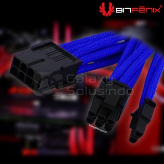 Bitfenix Alchemy PCiEx power 6+2 pin Blue - sleeved cable