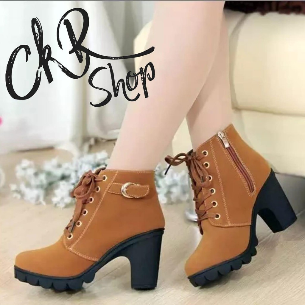 Hasil gambar untuk fashion sepatu wanita boots heels beserta detailnya