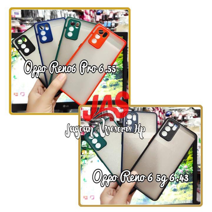Bumper AERO CASE Oppo Reno 6 Reno6 Pro 5G Hardcase My Choice List Warna Matte