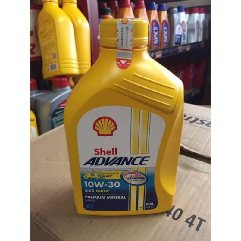 Oli Shell Advance AX5 Matic 800ml SAE 10/30 dan SAE 20/40 (DIJAMIN 100% ASLI)