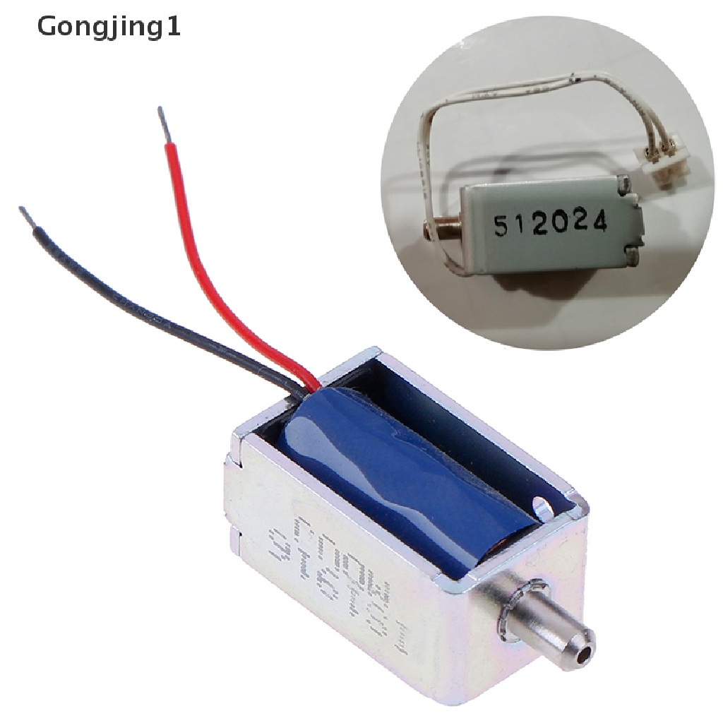 Gongjing1 Katup solenoid Elektrik Dc 3v Untuk Kontrol Aliran Udara gas