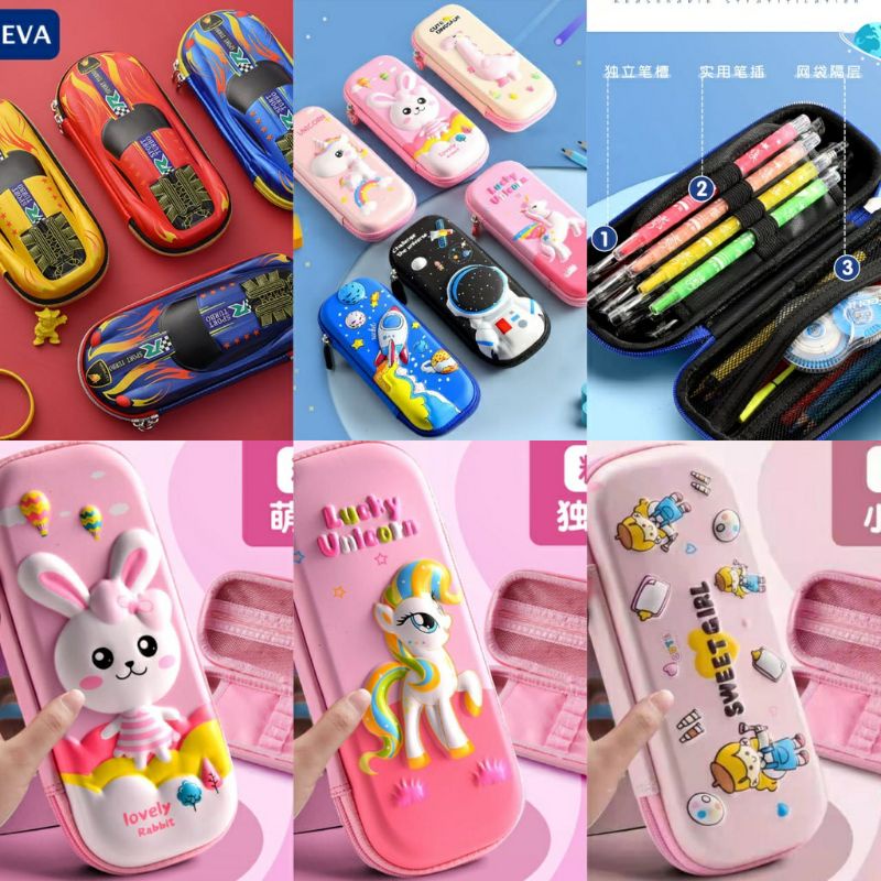

KOTAK PENSIL 3D TIMBUL IMPORT TERBARU