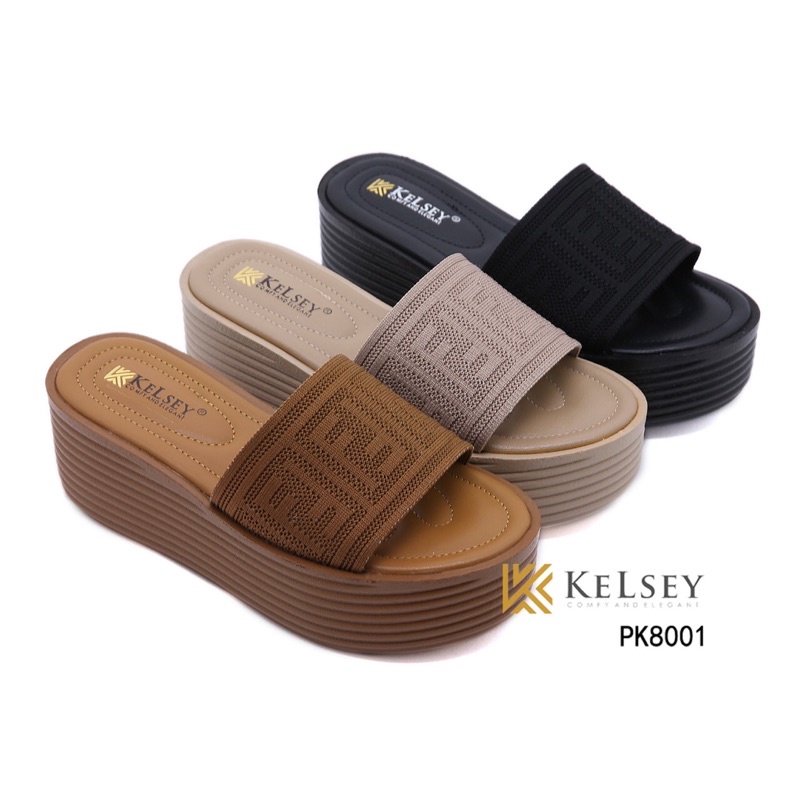 RESTOCK!! NICOLE  Wedges Sandals 7cm Kelsey Sandal Wedges Wanita PK8001