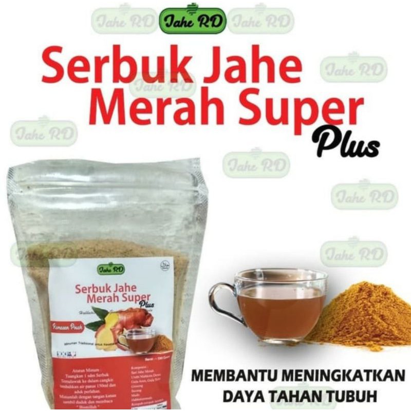 

Jahe Merah Super Rd 330 gram Kemasan baru