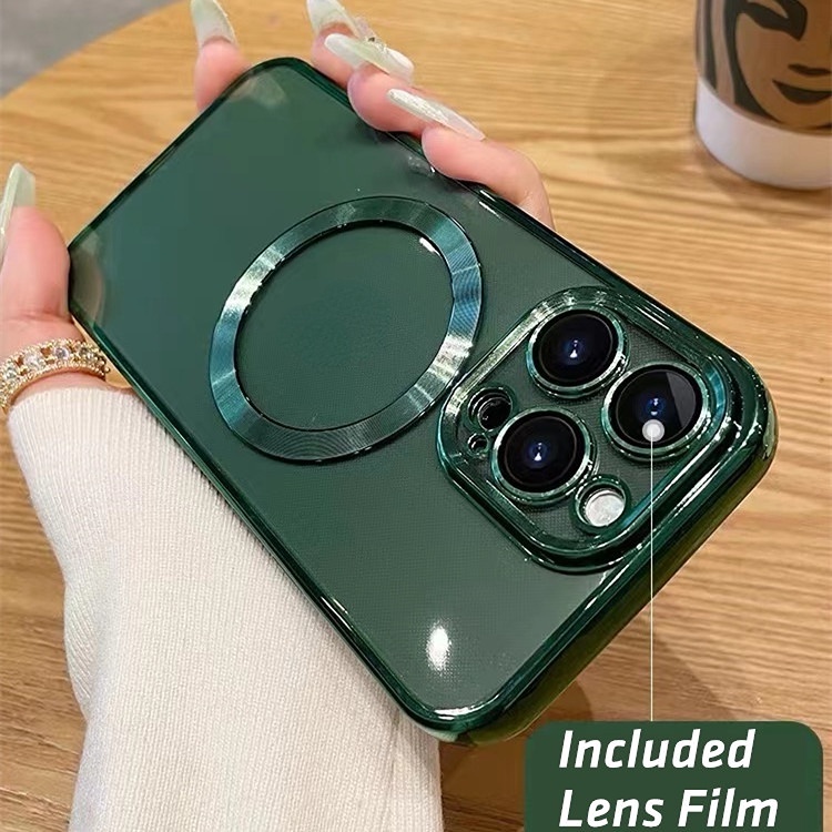 Soft Case Silikon Transparan Dengan Ring Metal Untuk iphone 12 13 Pro MAX 7 + 8 PLUS X XS MAX XR SE 2020