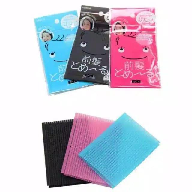 Hair Velcro Perekat poni Import penahan poni bentuk pita dan kupu warna warni