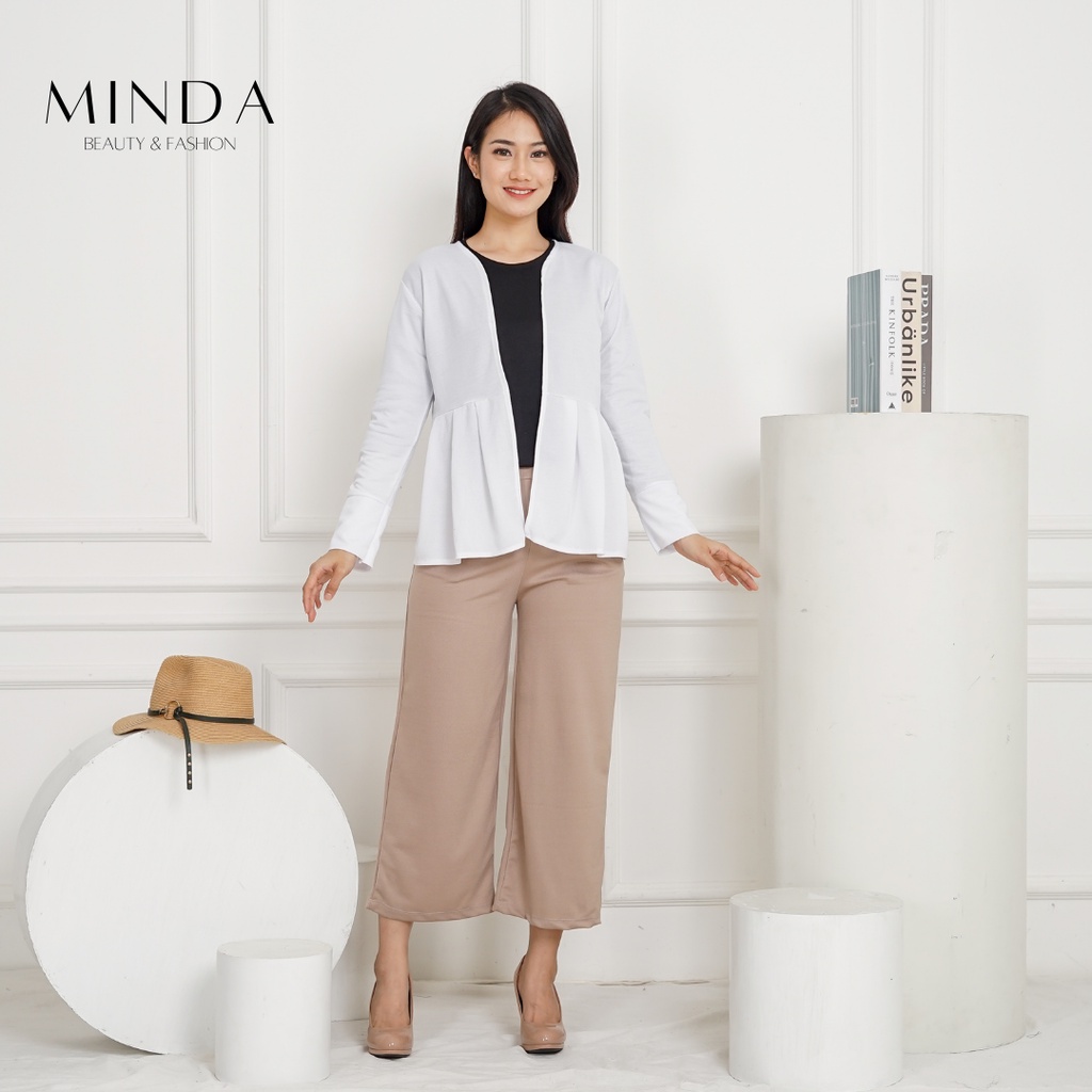 Atasan Wanita Outwear Plit Cardigan Minda Aurora All Size