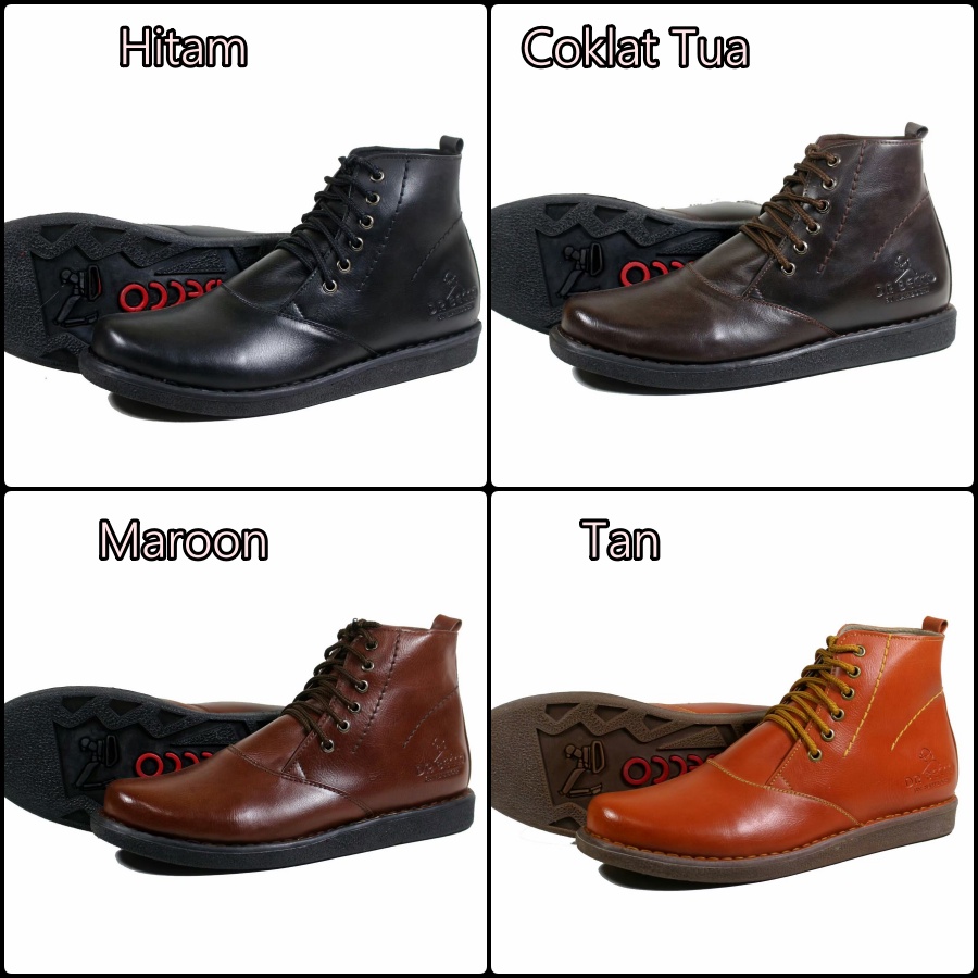 sepatu boot pria kasual dr becco morris
