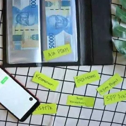 

Pasti Ada ♜ Binder Keuangan Ziplock Budgeting Nabung Tabungan Uang Planner Organizer Keuangan A02''
