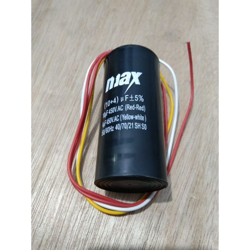 CAPACITOR 10uf + 4 uf