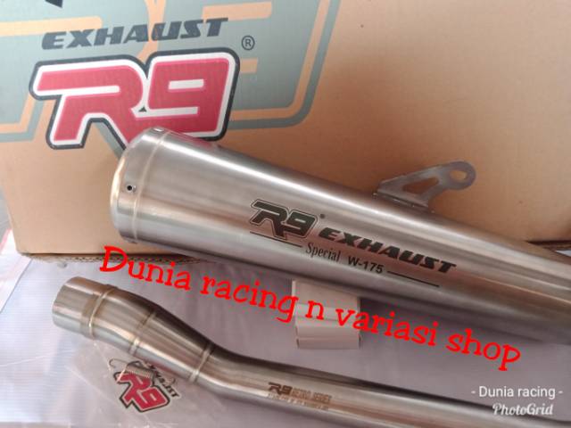 Knalpot R9 Retro kawasaki W175 kawasaki W 175 asli dan original R9