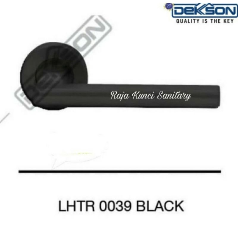 Handle Pintu Roses Dekson LHTR 0039 Matt Black/Gagang Pintu/Tarikan Pintu