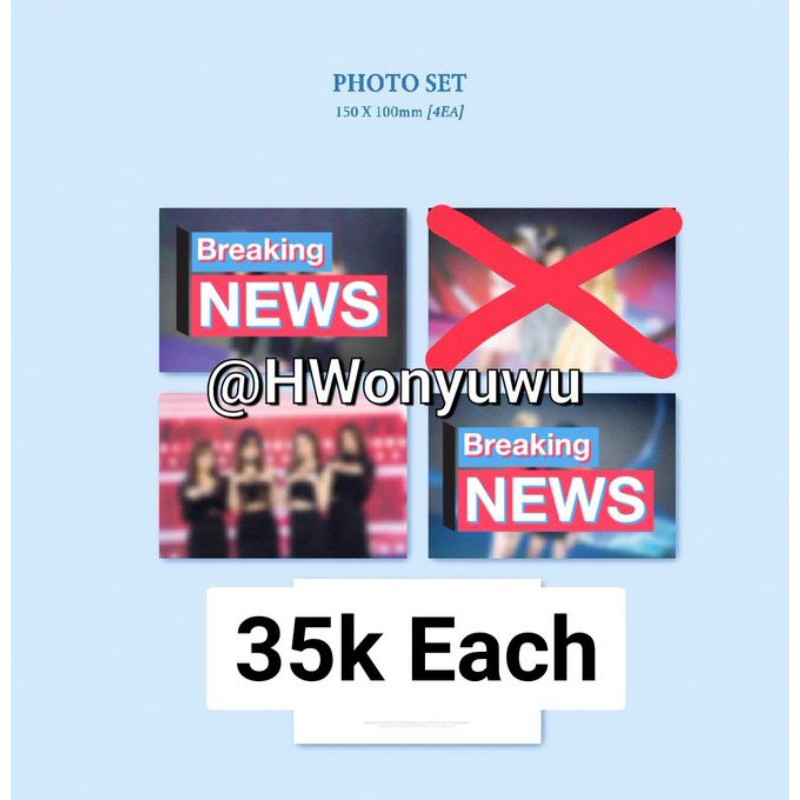 Sharing photo set kit Oneiric Theatre IZ*ONE IZONE Monster, Gangsta, Adult Ceremony, Catallena Unit