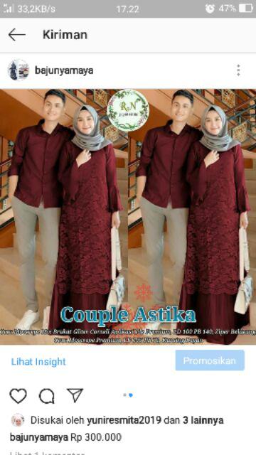 Couple Astika / Baju Couple Lebaran