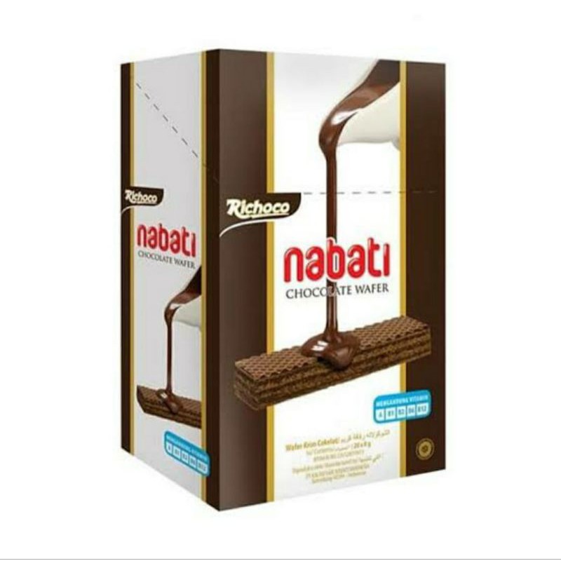 

WAFER RICHEESE NABATI COKLAT ISI 20 PCS / WAFER NABATI / CHOCOLATE