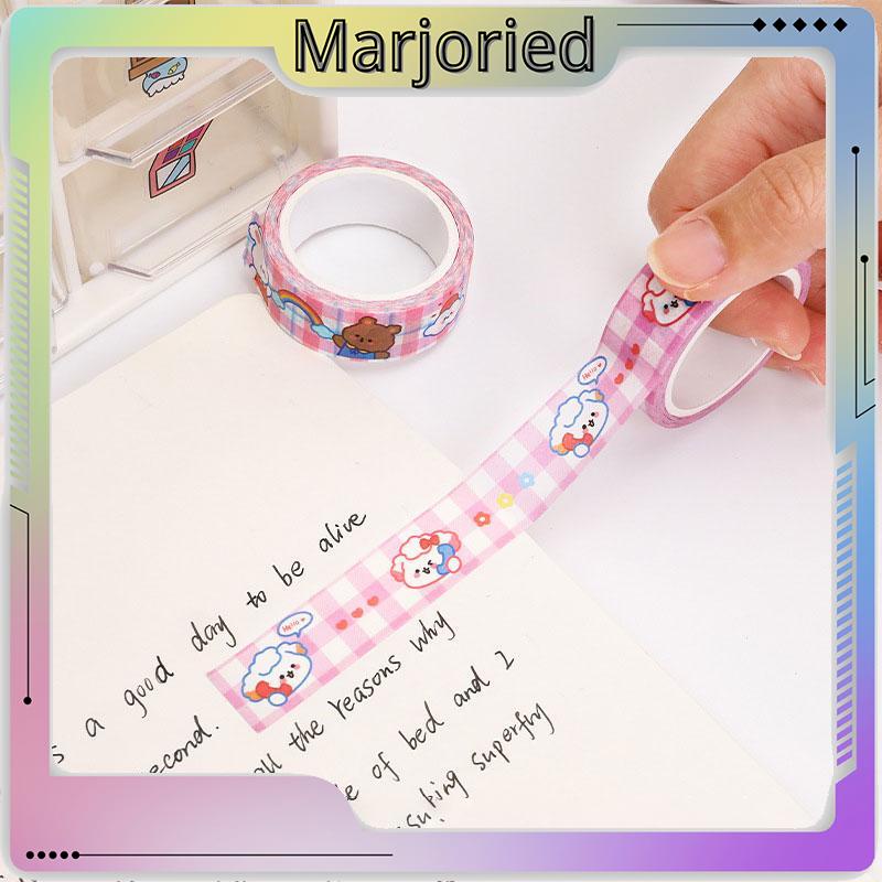 1 Pc Hewan Lucu Washi Tape Decor Masking Tape Jurnal Scrapbook Dekorasi DIY-MJD