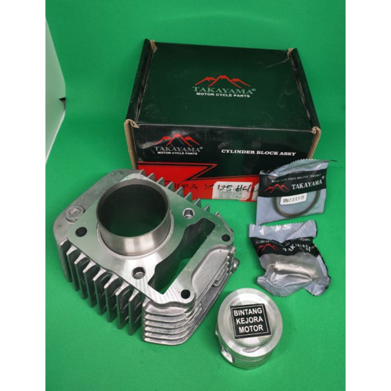 BLOK BLOCK CYLINDER SEHER BORING HONDA SUPRA X 125 HELM IN INJEK NEW SUPRA X 125 FI KYZ