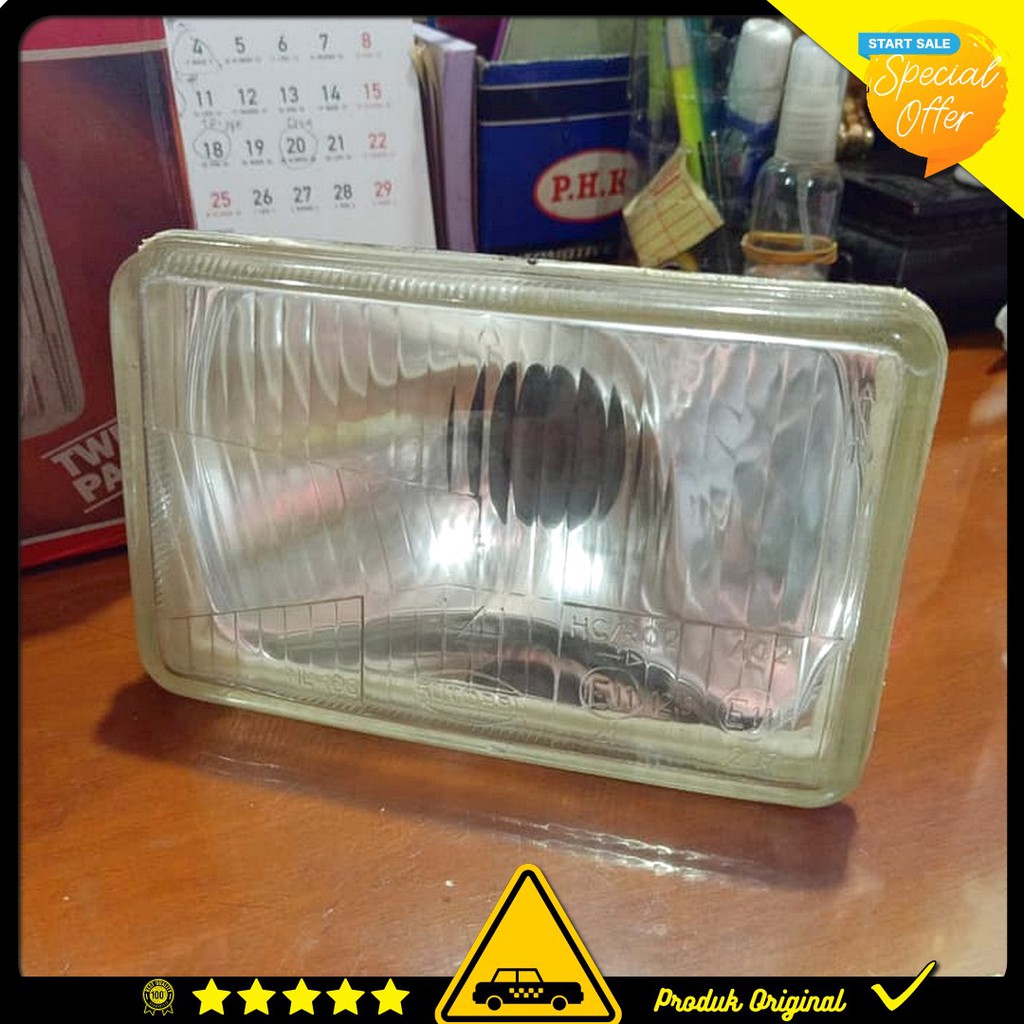 Autopal Lampu Depan Halogen Head Lamp Hl-106 / Lampu Kotak Kecil 165 X 106Mm