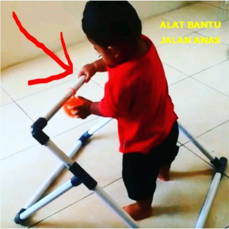 Alat Bantu Jalan Bayi dari paralon pvc baby push walker / mainan belajar jalan / belajar jalan bayi / alat belajar jalan bayi murah