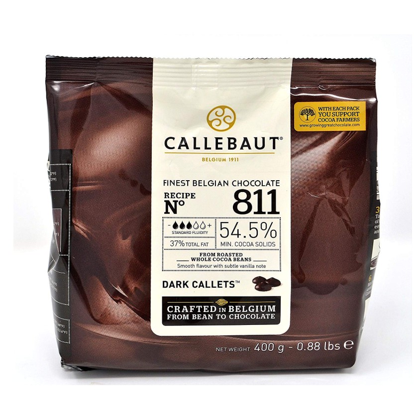 

Callebaut Belgian Chocolate Recipe No 811 54.5 Percent Baking Needs ingredient Cacao Cocoa Coklat Masak Cakes Cookies Brownies