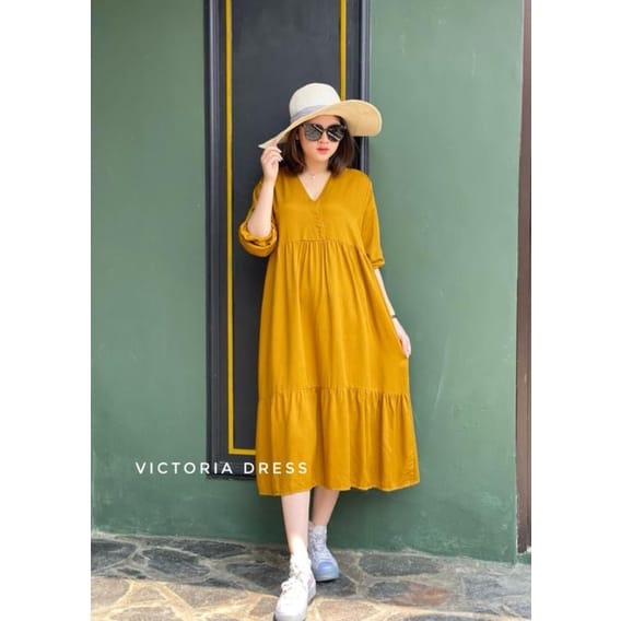 VICTORIA HOME DRESS  // DRESS KIMONO KANZIA DRESS BAHAN KATUN RAYON