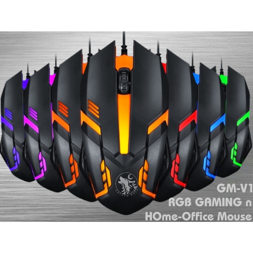 Berbagai Varian Mouse Gaming PC Komputer / Laptop HoneyComb / 4D RGB GM530 / GM V1 / TWolf GM510