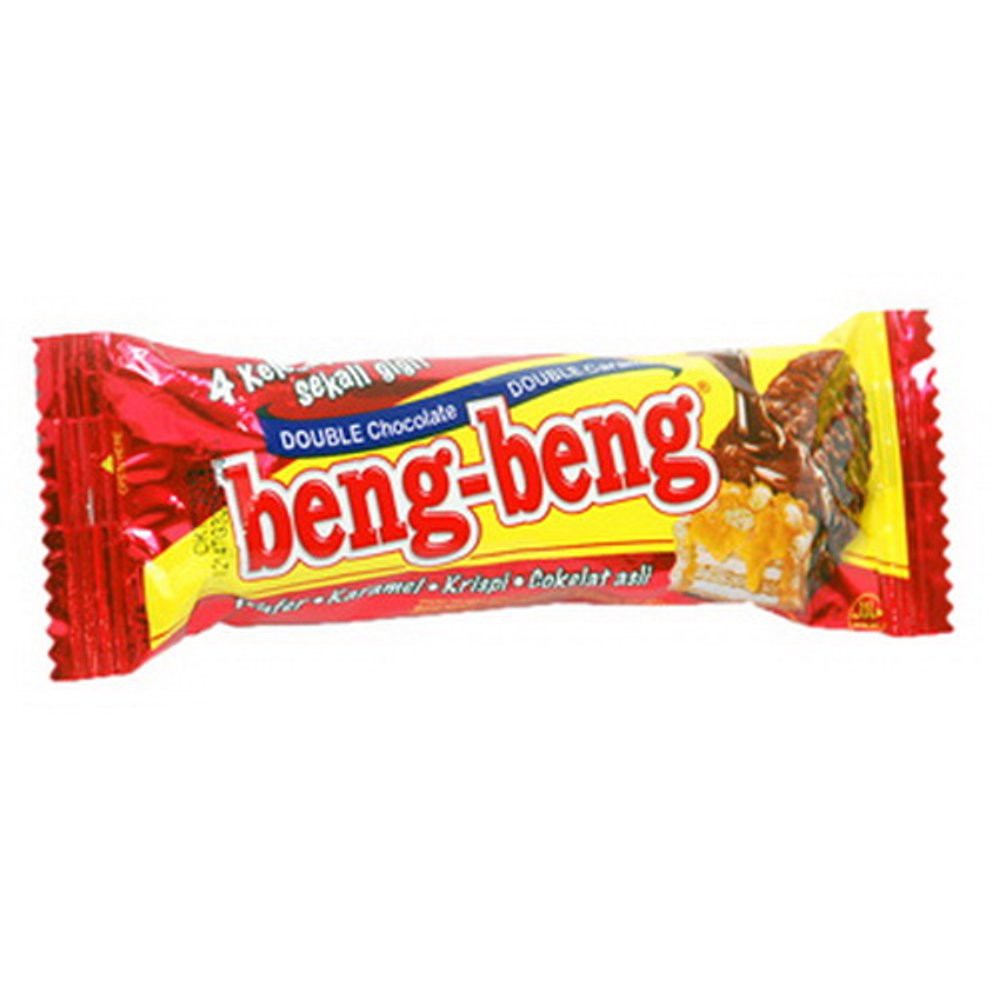 

Ready Stok Paket 4pcs Beng Beng Snack Wafer Coklat Caramel 22gram [SALE]off40%