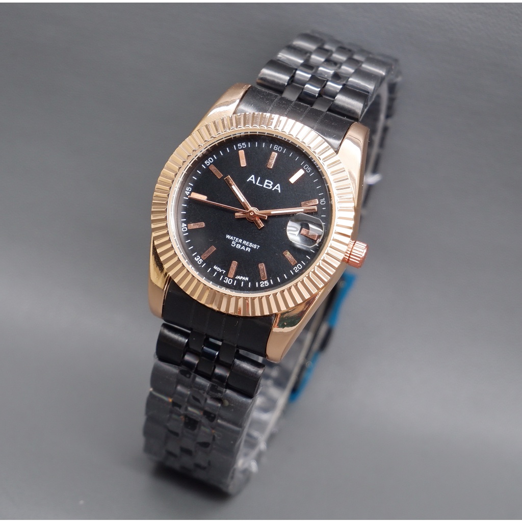 Jam Tangan Wanita Alba Rantai Tanggal Aktif