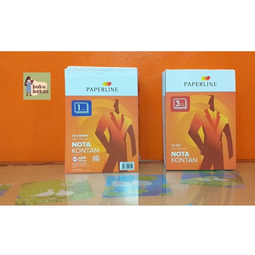 

[Cuci Gudang] PAPERLINE - Nota Kontan 1 Ply (1 Rangkap) || 2 Ply (2 Rangkap) || 3 Ply (3 Rangkap)
