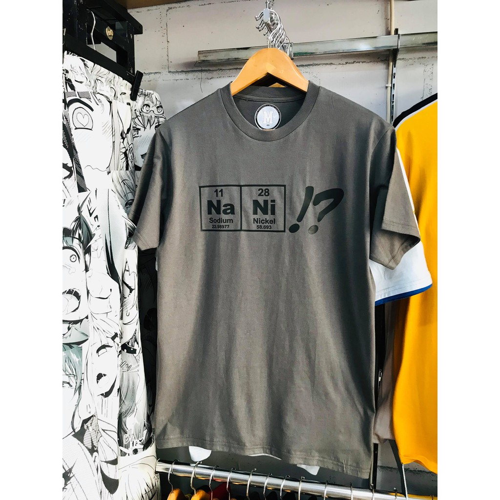 Kaos Naniiii?! Periodic Unsur Kimia Anime Abu Grey