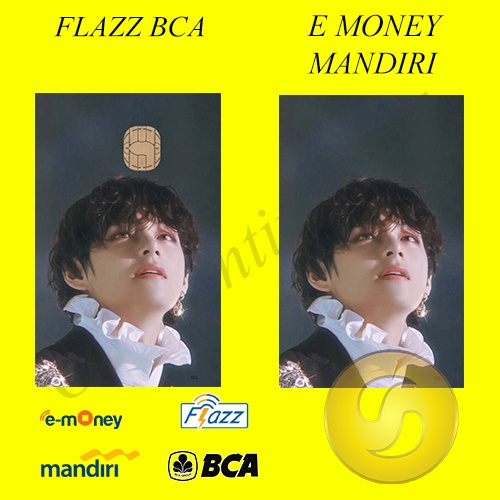 CUSTOM KARTU FLAZZ BCA GENERASI 2 ATAU EMONEY/SALDO 0 - BTS EDITION