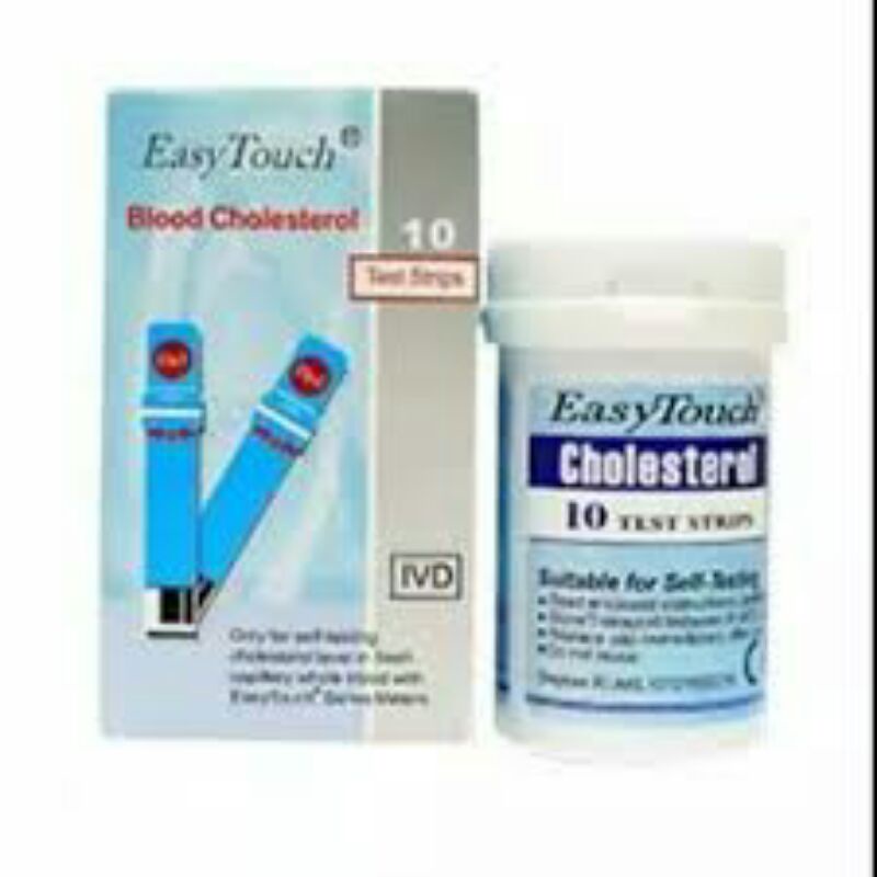 EASY TOUCH GCU / STRIP KOLESTEROL isi 10 strip