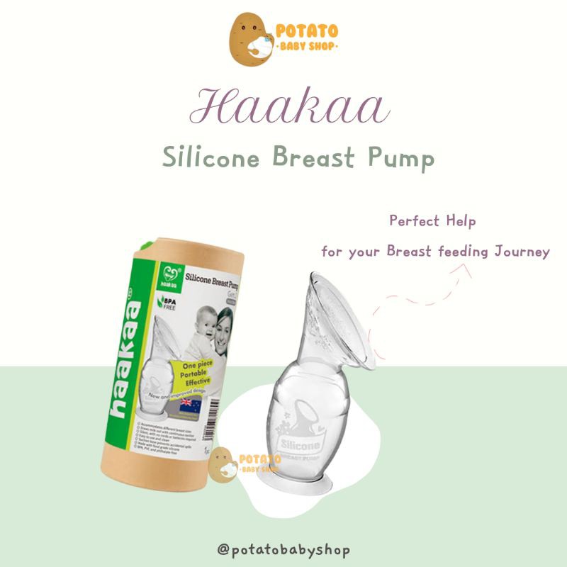 Haakaa Silicone Breast Pump With Suction Base 100ml