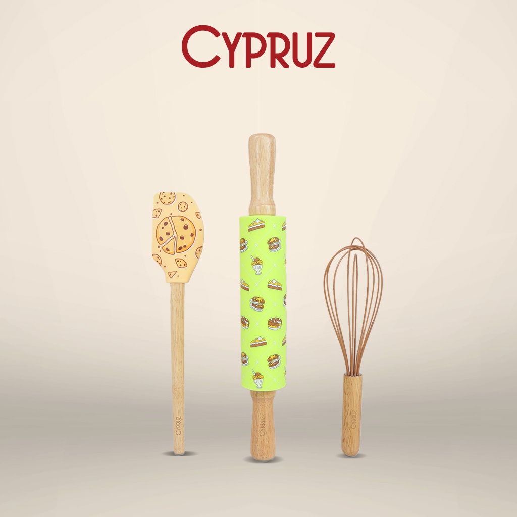 Cypruz Utensil Cookies Silicone Set 3 pcs