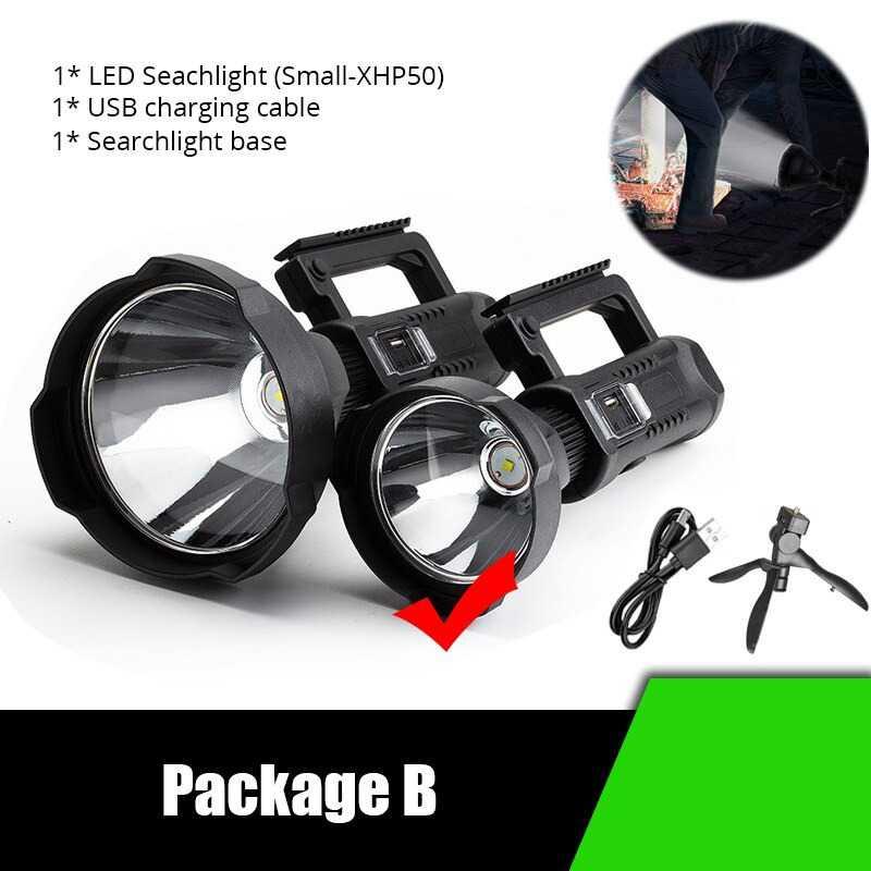 GZLIDY Senter LED Multifungsi Super Bright XHP50 15W With Base - W590