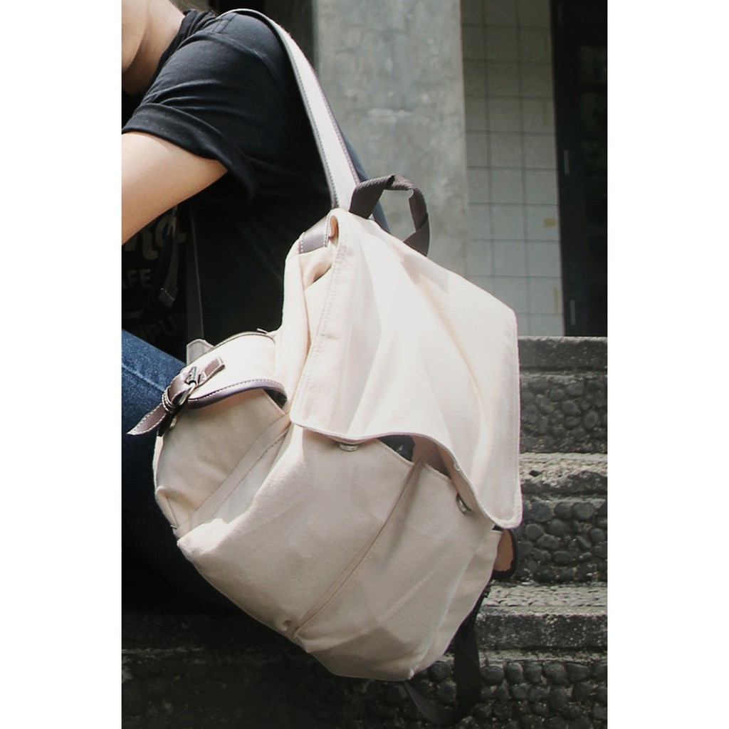 ESCORTBAGS Tas Ransel Batam Wanita Cantik Import Ransel Bahan Kanvas