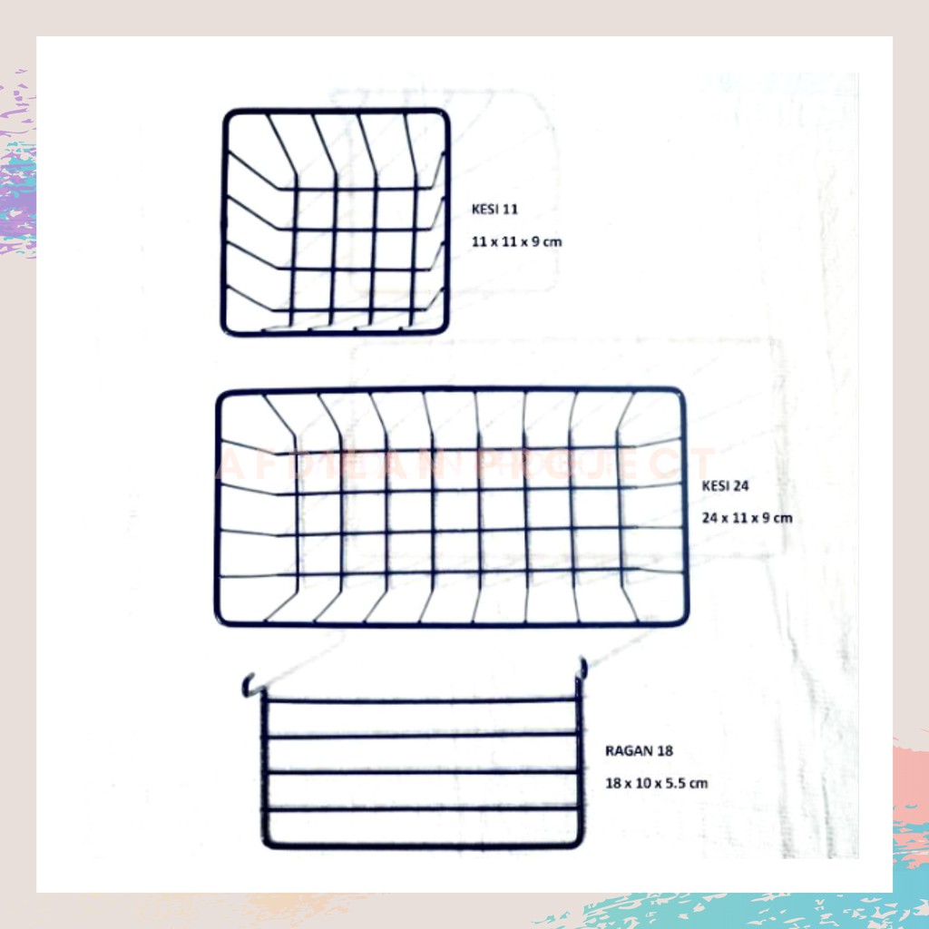 Keranjang Gantung Keranjang Besi Gantung Kesi 24