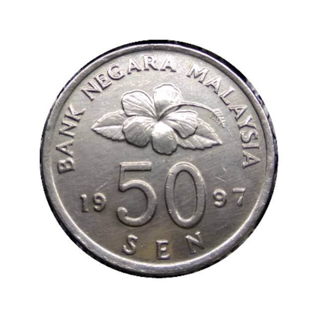 Koin Malaysia 50 Sen Layangan 1997