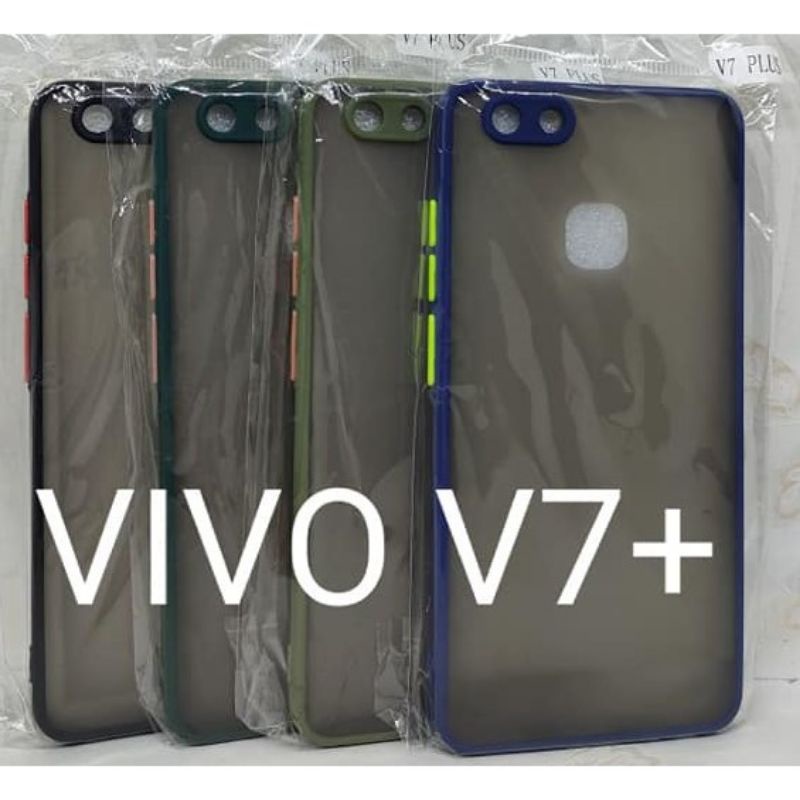 Slikon terbaru tipe Hp Vivo v7 plus/V7+ My Choise Case Dove Bumper Aero Fuze Macaroni