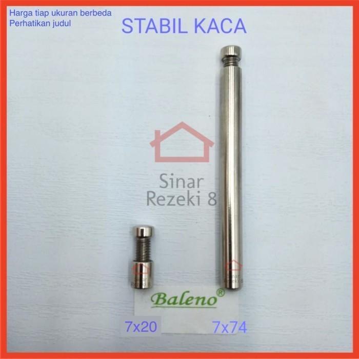 

Pen Iklan 8 x 75 Chrome / Stabil Kaca Sign Board Baut Akrilik Skrup Kualitas Terjamin
